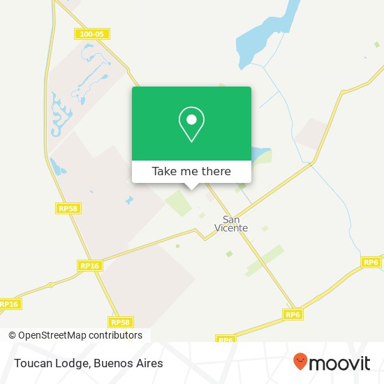 Mapa de Toucan Lodge