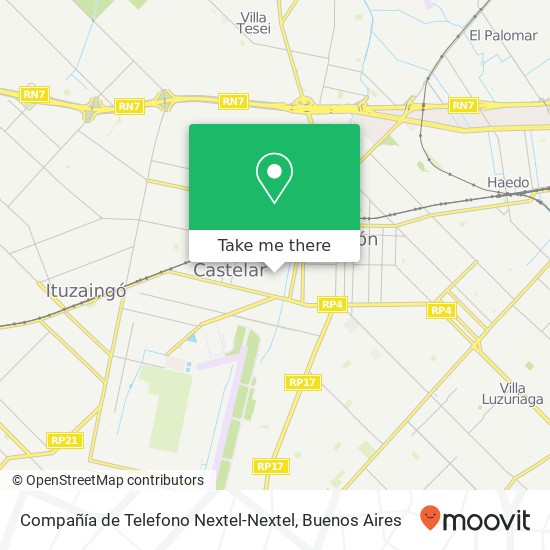 Compañía de Telefono Nextel-Nextel map