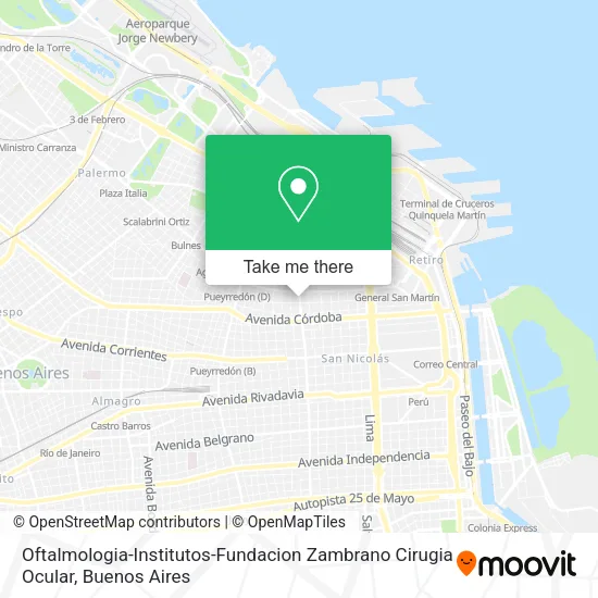 Oftalmologia-Institutos-Fundacion Zambrano Cirugia Ocular map