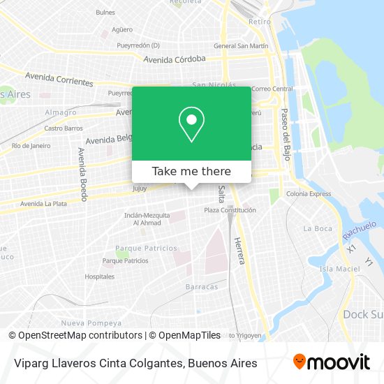 Viparg Llaveros Cinta Colgantes map