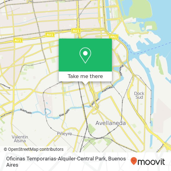 Oficinas Temporarias-Alquiler-Central Park map