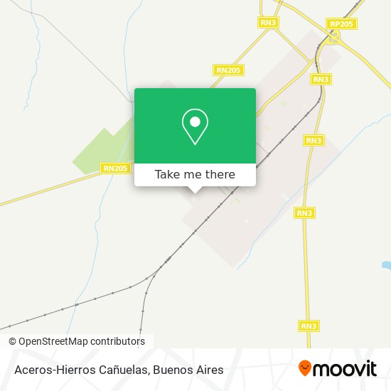 Aceros-Hierros Cañuelas map