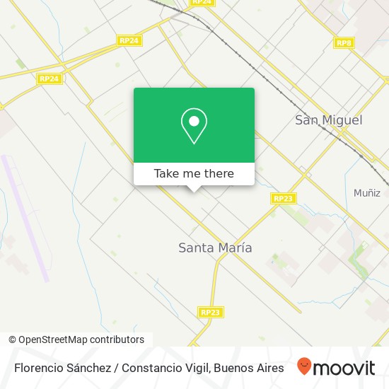Florencio Sánchez / Constancio Vigil map