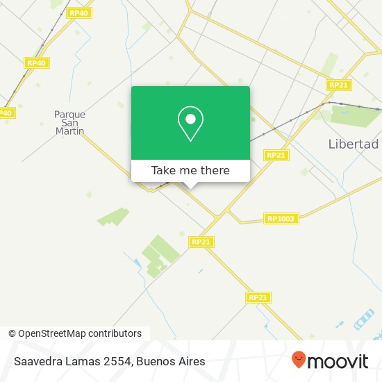 Saavedra Lamas 2554 map