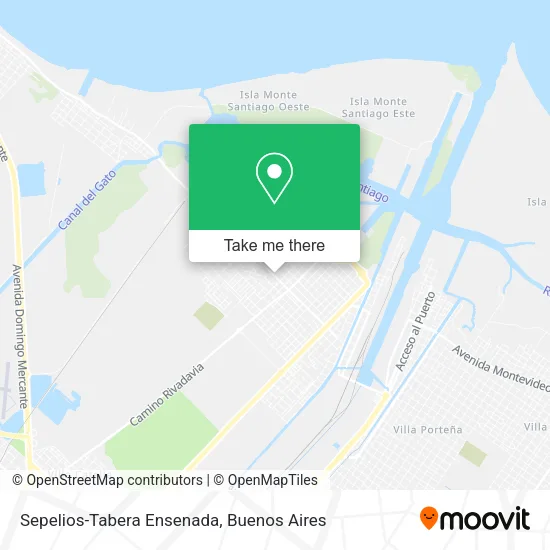 Mapa de Sepelios-Tabera Ensenada