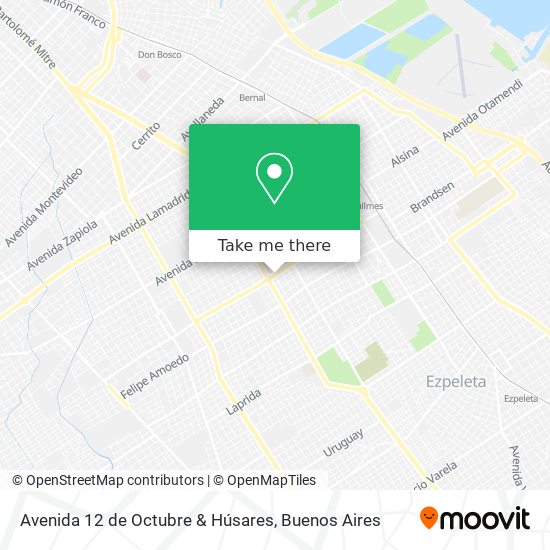 Avenida 12 de Octubre & Húsares map