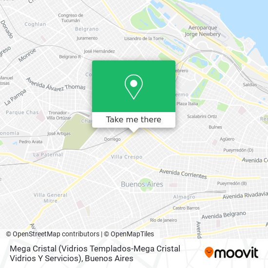 Mega Cristal (Vidrios Templados-Mega Cristal Vidrios Y Servicios) map