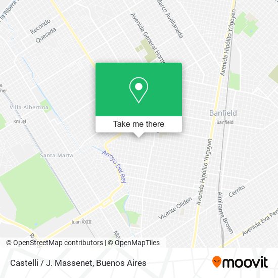 Castelli / J. Massenet map
