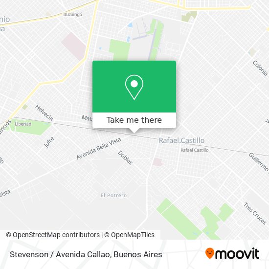 Stevenson / Avenida Callao map