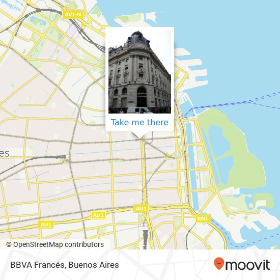 BBVA Francés map