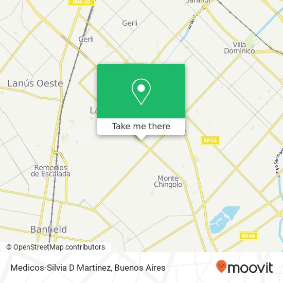 Medicos-Silvia D Martinez map