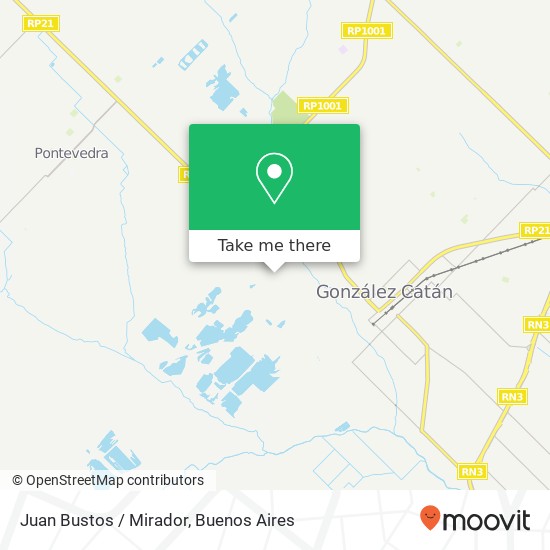Mapa de Juan Bustos / Mirador