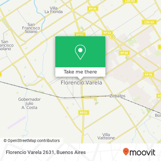 Florencio Varela 2631 map