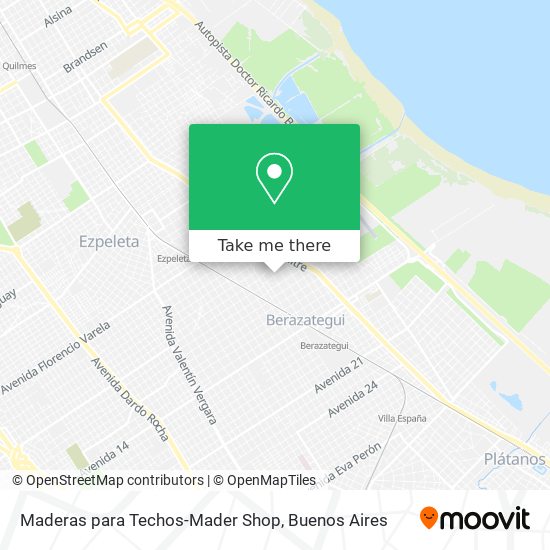 Mapa de Maderas para Techos-Mader Shop