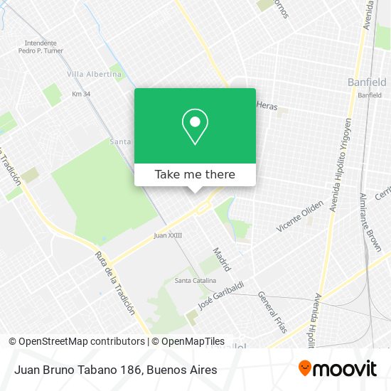 Juan Bruno Tabano 186 map