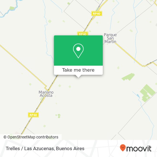 Trelles / Las Azucenas map