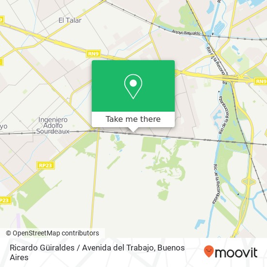 Ricardo Güiraldes / Avenida del Trabajo map