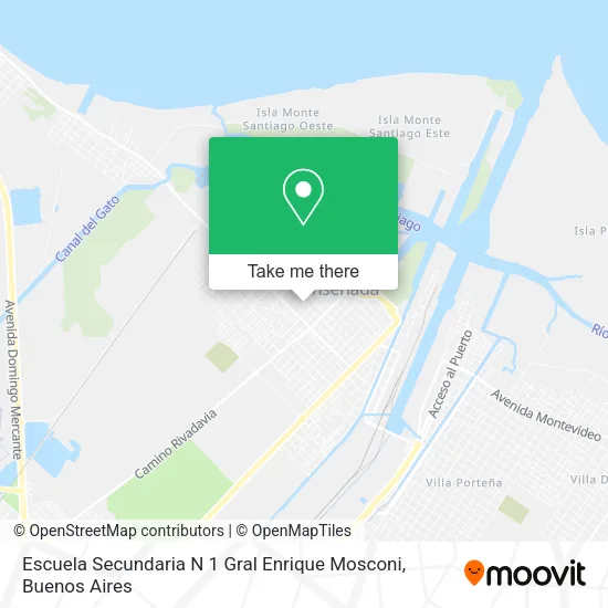 Escuela Secundaria N 1 Gral Enrique Mosconi map