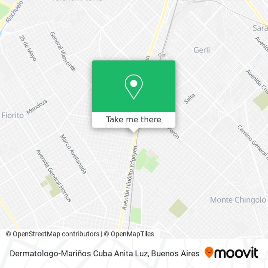 Dermatologo-Mariños Cuba Anita Luz map
