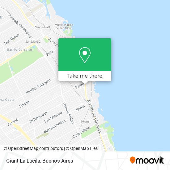 Giant La Lucila map