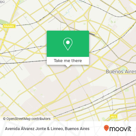 Avenida Álvarez Jonte & Linneo map