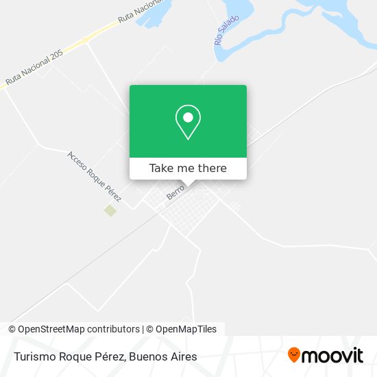 Mapa de Turismo Roque Pérez