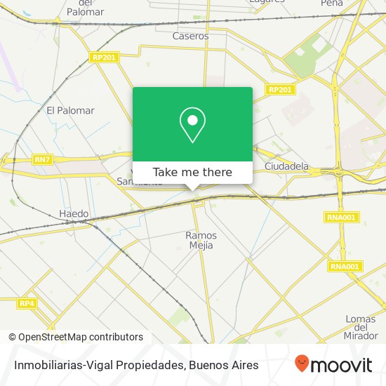 Inmobiliarias-Vigal Propiedades map