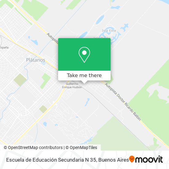 Escuela de Educación Secundaria N 35 map