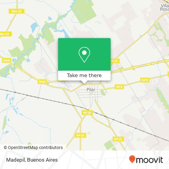 Madepil map