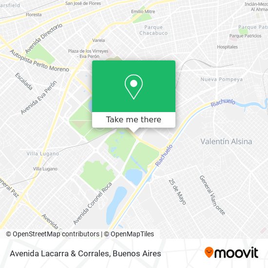 Avenida Lacarra & Corrales map