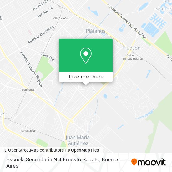 Escuela Secundaria N 4 Ernesto Sabato map