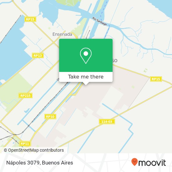 Nápoles 3079 map