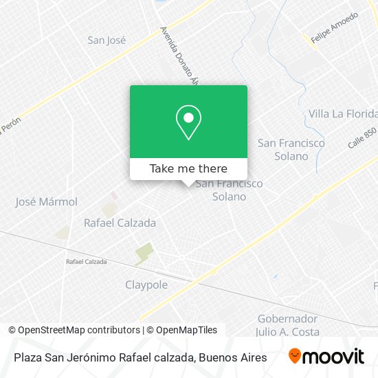 Plaza San Jerónimo Rafael calzada map