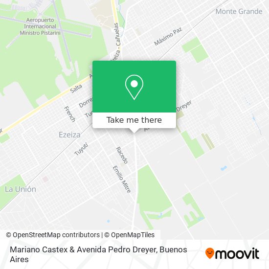 Mariano Castex & Avenida Pedro Dreyer map