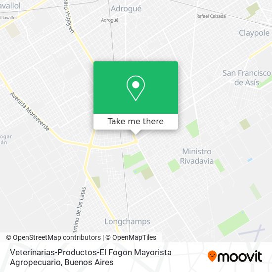 Veterinarias-Productos-El Fogon Mayorista Agropecuario map
