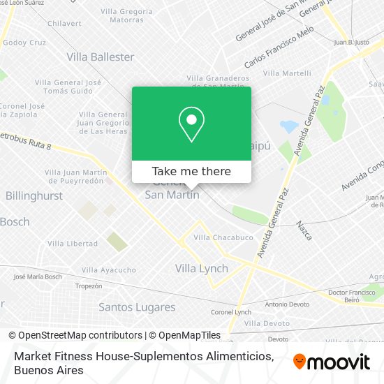 Market Fitness House-Suplementos Alimenticios map