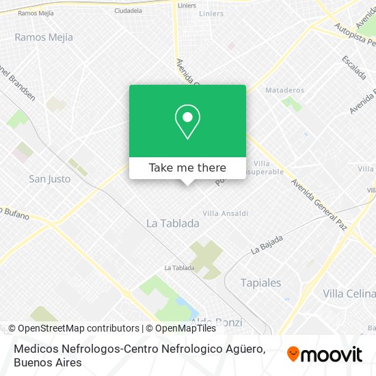 Medicos Nefrologos-Centro Nefrologico Agüero map
