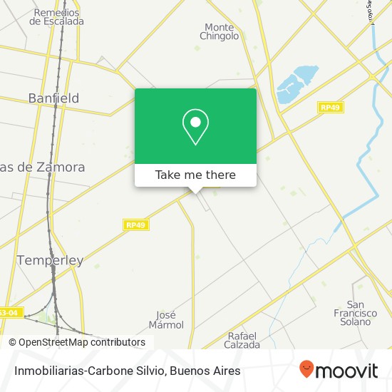 Inmobiliarias-Carbone Silvio map