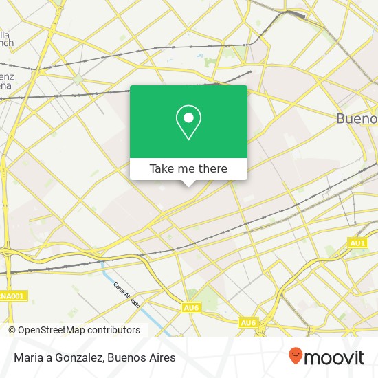 Maria a Gonzalez map