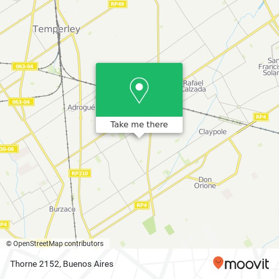 Thorne 2152 map