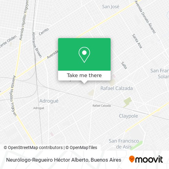 Neurólogo-Regueiro Héctor Alberto map