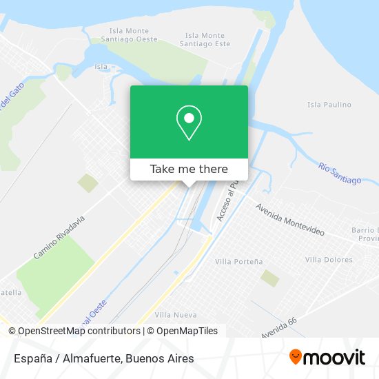 España / Almafuerte map