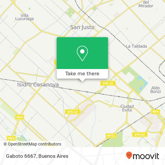 Gaboto 6667 map