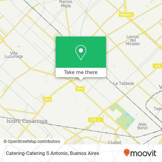 Catering-Catering S Antonio map