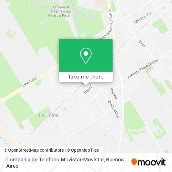 Mapa de Compañía de Telefono Movistar-Movistar