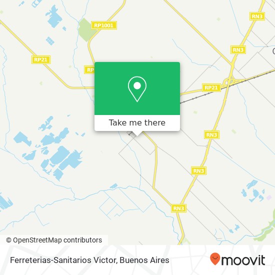 Ferreterias-Sanitarios Victor map