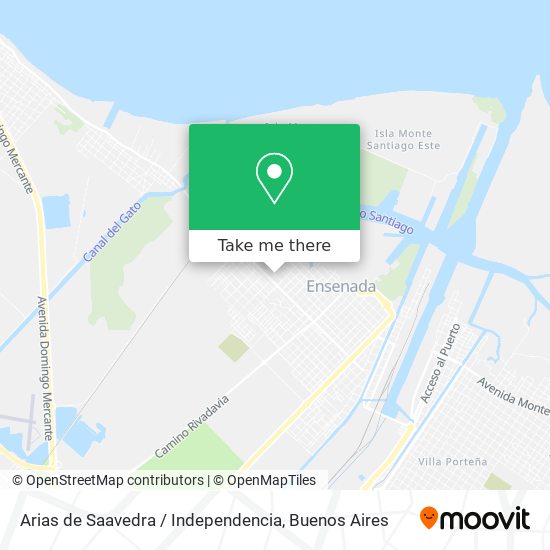 Arias de Saavedra / Independencia map