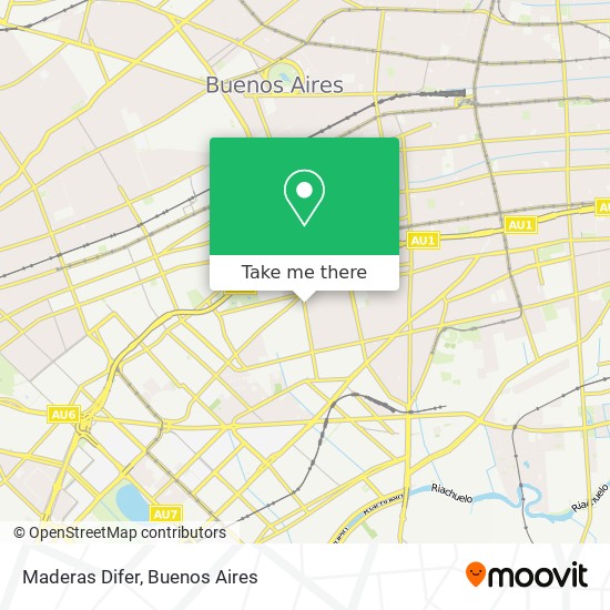 Maderas Difer map
