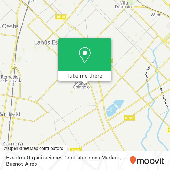 Mapa de Eventos-Organizaciones-Contrataciones Madero