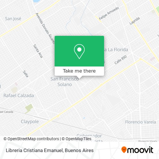Mapa de Libreria Cristiana Emanuel